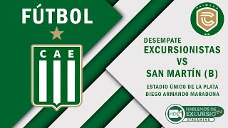 Excursionistas vs San Martín de Burzaco  Desempate [upl. by Worden]