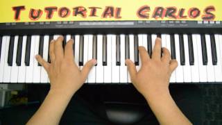 La Gloria De Dios Ricardo Montaner  Tutorial Piano Carlos [upl. by Mharba]