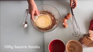 Recette gâteau poudre de caroube [upl. by Novyar]