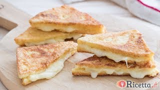 Mozzarella in carrozza facile e veloce  Ricettait [upl. by Eras]