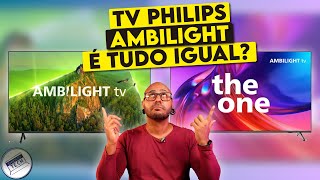 TV PHILIPS AMBILIGHT 2023  PUG7908 VS PUG8808  O QUE MUDA [upl. by Patsy]