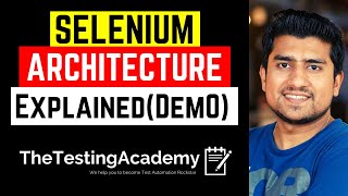 Selenium Architecture Explainedwith Demo  Selenium Tutorial for Beginners  Day 1 [upl. by Anoy]