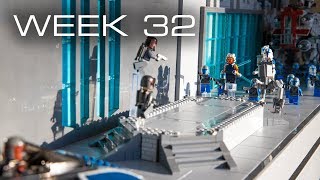 Building Mandalore in LEGO  Week 32 Finished Backside [upl. by Refotsirhc]