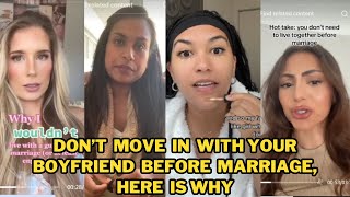 Woman Speaks On Moving In With Your Boyfriend Before Marriage Co habiting before getting married [upl. by Ytram44]