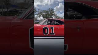 The Dukes Of Hazzard General Lee Dodge Charger Car Pulls Up Next To Me automobile shorts [upl. by Solorac]