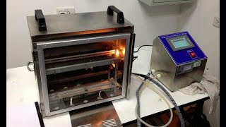 Fabric Horizontal Flammability Tester HTB004 Chinese Direct Manufacturer [upl. by Troy33]