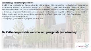 Livestream Basiliek Sint Jan  31 December 2023  Eindejaars Vespers [upl. by Leisam922]