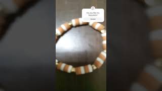 Do you like my bracelets bracelt preppy preppyslay diy claybeads aesthetic [upl. by Ingaborg]