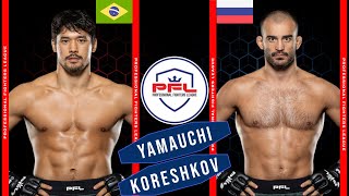 GOITI YAMAUCHI vs ANDREY KORESHKOV FULL FIGHT PFL [upl. by Attenyl]