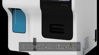 Sysmex XP300  clot troubleshooting step 1 [upl. by Yesima]