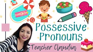 Pronombres Posesivos  Possessive Pronouns Cuáles son explicación ejemplos y actividad [upl. by Ikir793]