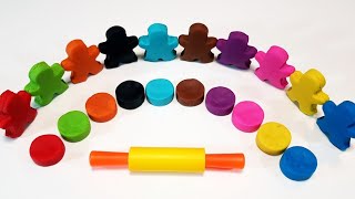 Los numeros y colores para ninõs Learn numbers from 1 to 10 and colors espanol playdoh [upl. by Harehs]