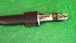 Linder Kentucky Bowie International Knife Award Sieger 101020  FullHD Nahaufnahme  Close Up [upl. by Einor778]