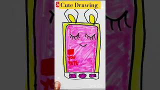 Kawaii MOBILE Drawing artfypyoutubeshortsshortsfarjanadrawingacademyeasydrawingArtisticRifat [upl. by Robb]