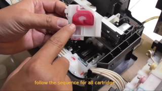 How to Change Ink type on Epson L300 [upl. by Angeli]