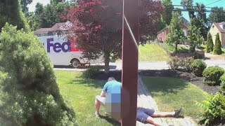 FedEx drivers life saved during delivery [upl. by Nitin]