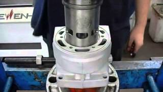 Replacing a 2Stroke ATV engines Cylinder Sleeve [upl. by Smith]