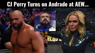 CJ Perry Turns on Andrade at AEW Worlds End  AEW News andrade [upl. by Lister]