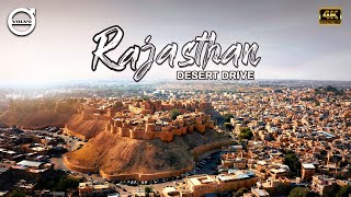 Rajasthan  Desert Drive  Part 2  4K  Jaisalmir City  Cinematic Vlog [upl. by Kriss]