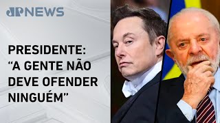 Elon Musk e Lula reagem ao xingamento de Janja [upl. by Maison]