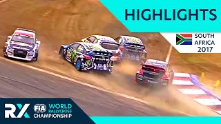 World RX Rallycross Highlights South Africa 2017 [upl. by Rehoptsirhc]