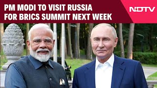 BRICS Summit 2024  PM Modis 2nd Visit To Russia This Year To Attend BRICS Summit Next Week [upl. by Retsek]