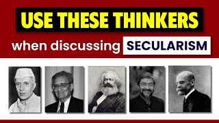 UPSC Sociology Secularism  Various Thinkers and Their Perspectives [upl. by Iggam]