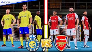 FIFA VOLTA  MESSI RONALDO MBAPPE HAALAND VINI JR SAKA ALL STARS  AL NASSR VS ARSENAL [upl. by Sanborne]