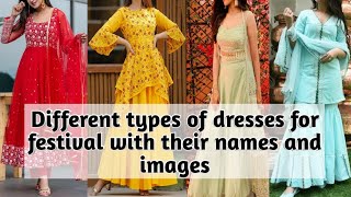 Different types of dresses for festival with their names and imageswedding dressing ideas [upl. by Edals244]