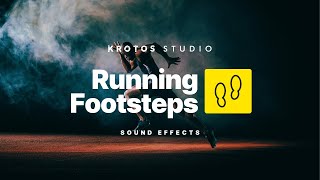 Running Footsteps Sound Effects  100 Royalty Free  No Copyright Strikes [upl. by Silvie]