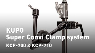 KUPO Super Convi Clamp system KCP700 amp KCP710 [upl. by Abbi]