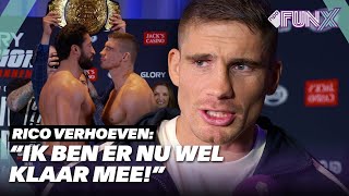 RICO VERHOEVEN vs JAMAL BEN SADDIK Staredown  GLORY COLLISION 3 [upl. by Soinotna]