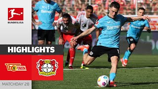 One Step Closer To The Title  Union Berlin  Bayer 04 Leverkusen 01  Highlights  Bundesliga [upl. by Pearla540]