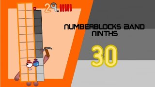 Numberblocks Band Ninths 30  The End of Season 3 [upl. by Nalyk737]