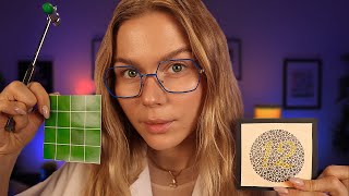 ASMR Focus Coordination amp Color Blind Vision Test RP  Medical RP [upl. by Dustman]