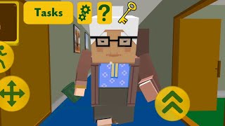 Craft Granny Blocky Neighbor Escape 3D  Episode 1  Gameplay [upl. by Mcclees583]