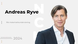 Andreas Ryve Rik matematikundervisning [upl. by Crystie]