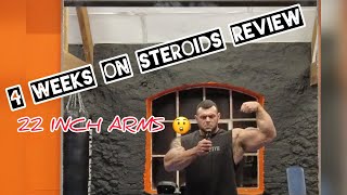 TESTOSTERONE MASTERON amp ANAVAR REVIEW 4 WEEKS LATER UK BODYBUILDER [upl. by Innos]