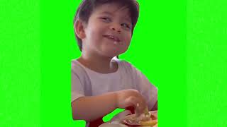 Kid smirking meme green screen [upl. by Isa]