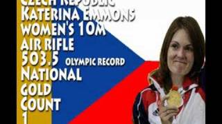 Katerina Emmons 1st Gold medal of 2008 Olympics [upl. by Adnilreh]