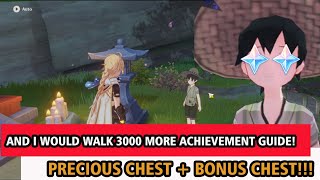 WORLD QUEST Gazing Three Thousand Miles Away Chouji Quest  Secret Achievement  Genshin Impact [upl. by Bum]