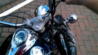 Yamaha XVS 125 Dragstar 2004 Start up [upl. by Dinnie]