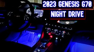 2023 Genesis G70 33T Night Drive [upl. by Anayek]