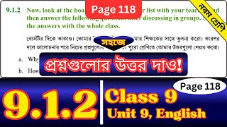 Class 9 English Chapter 912 Page 118  A Journey Through Explanatory Texts 912 Page 118 Q Answer [upl. by Ayekan164]