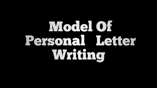 Letter writing  Personal letter writing  english grammar  patra kaise likhe  writing video [upl. by Akyssej]