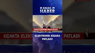 Uçakta Elektronik Sigara Patladı [upl. by Felten]