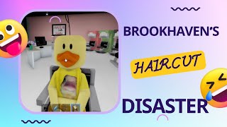 Brookhavens Messiest Haircut A Roblox Salon Disaster 💇‍♀️😂 [upl. by Portwine]