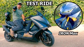 Test Ride Tmax 530 IRON MAX  هذا هو الرأي الشخصي في هذ دراجة [upl. by Bendick]