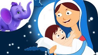 Silent Night with Lyrics  Kids Christmas Songs and Carols  Christmas 2018 [upl. by Baese]