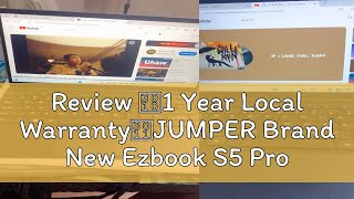 Review 【1 Year Local Warranty】JUMPER Brand New Ezbook S5 Pro 14 Inch Laptop Notebook Computer 256gb [upl. by Silado619]